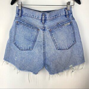 Vintage Bill‎ Blass High-Waist Distress Shorts size 10